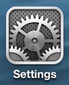 open the settings menu