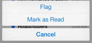 how to mark all emails as read in ios 7 on the iphone 5