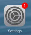 open the settings icon
