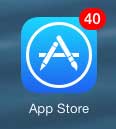 open the app store