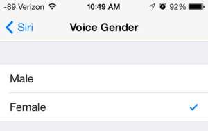 change the siri voice gender in ios 7