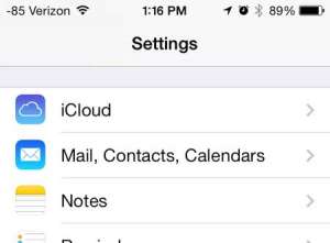 how to change your email password in ios 7 on iphone 5