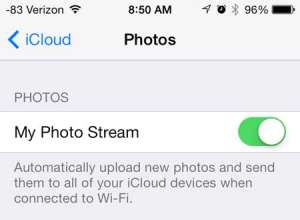 how to turn off the photo stream on the iphone 5