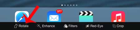 how to rotate a picture on the ipad