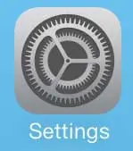 open iphone settings