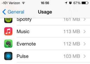 how to delete music in ios 7 on iphone
