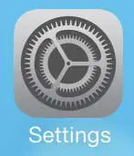 open the iphone settings menu