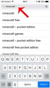 how to search for an app on the iphone