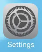 open the settings menu