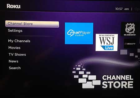 select the channel store