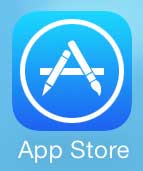 touch the app store icon