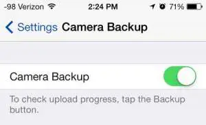 how to automatically upload pictures to skydrive from the iphone