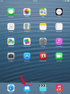 how to mark all emails as read on the ipad