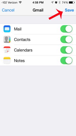 how to add gmail on an iphone 5