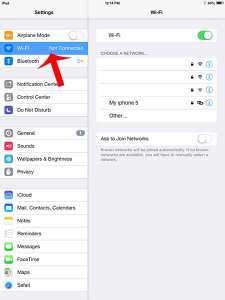 how to share internet from iphone to ipad
