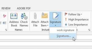 how to add a phone number to a signature in outlook 2013