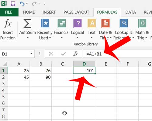 view formula in formula bar