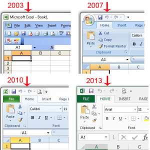 excel version comparison