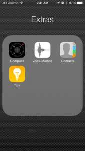 press the home button to lock the apps into place