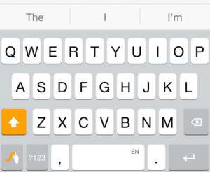 swype keyboard on the iphone 5