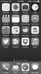 grayscale on iphone 5 in ios 8