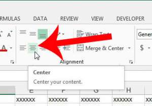click the center button