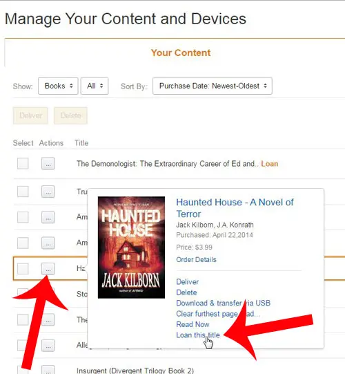 How to Lend an Amazon Kindle Book Solve Your Tech