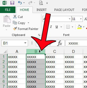 select the column to change