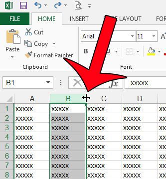 double-click column border