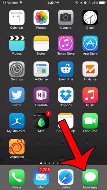 open an app that uses the keyboard