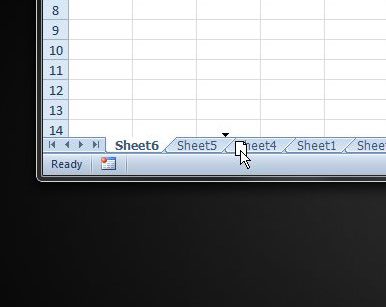 move a worksheet tab