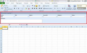 smaller excel document panel