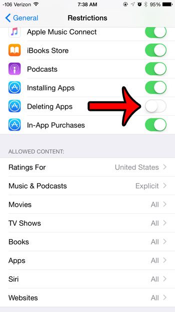 stop apps from being deleted