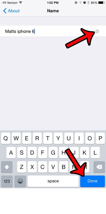 how to change Bluetooth name on iPhone