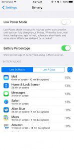 view battery usage details