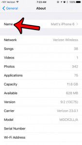 change personal hotspot name in ios 9