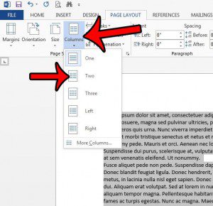 add a column in word 2013