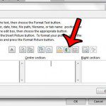 add a file name to the header in excel 2013