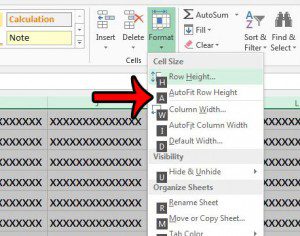 autofit row height