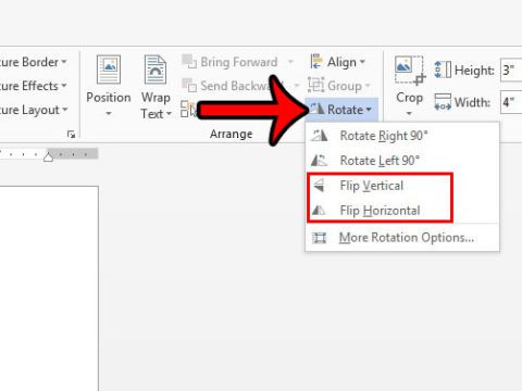 how rotate page in word