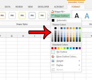 add a border to text box in excel 2013