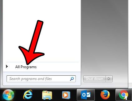 click all programs