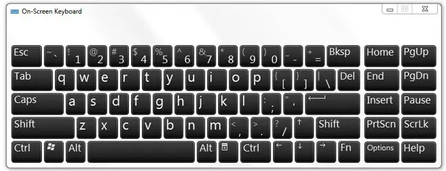 windows 7 on screen keyboard