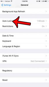 open auto-lock enu