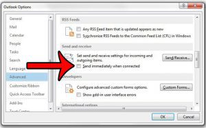 manually send new messages outlook 2013