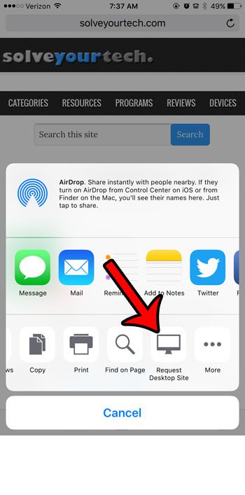 How To Request Desktop Site On iPhone (Safari & Google Chrome) 