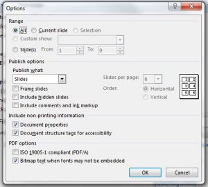 how to save as a pdf in powerpoint 2013