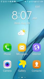 what is easy mode on the samsung galaxy on5