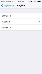 change the keyboard layout on your iphone 5