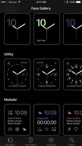 how to set a new watch face on the apple watch